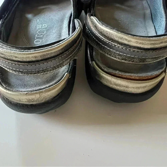 Naot Rongo Womens Metallic Sandals with Mary Jane like Closed Toe Box Size EU 38 - Picture 4 of 6